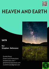 Heaven and Earth SATB choral sheet music cover